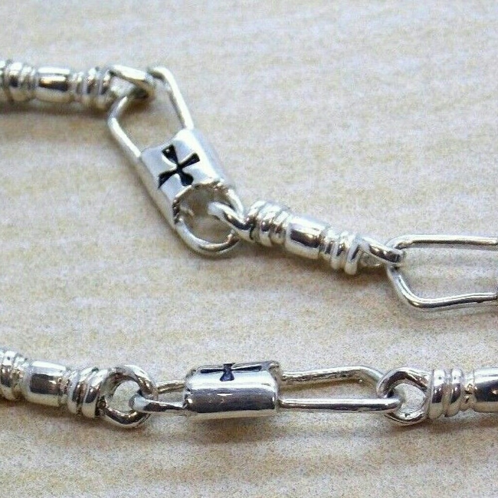 Fishers of Men Acts Sterling Silver Bracelet Maltese 8" in - Picture 2 of 2